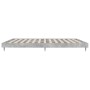 Estructura de cama madera de ingeniería gris hormigón 140x200cm de vidaXL, Camas y somieres - Ref: Foro24-832249, Precio: 112...