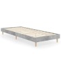 Concrete gray plywood bed frame 75x190 cm by vidaXL, Beds and slatted bases - Ref: Foro24-832105, Price: 80,90 €, Discount: %