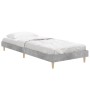 Concrete gray plywood bed frame 75x190 cm by vidaXL, Beds and slatted bases - Ref: Foro24-832105, Price: 80,90 €, Discount: %