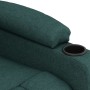 Sillón reclinable eléctrico tela verde oscuro de vidaXL, Sillones - Ref: Foro24-3098783, Precio: 275,59 €, Descuento: %