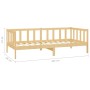 Sofá cama con colchón madera de pino maciza 90x200 cm de vidaXL, Camas y somieres - Ref: Foro24-3083614, Precio: 266,43 €, De...