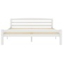 Estructura de cama de madera maciza de pino blanca 160x200 cm de vidaXL, Camas y somieres - Ref: Foro24-322072, Precio: 164,5...