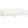 Sofa bed with white solid pine wood mattress 90x200 cm by vidaXL, Beds and slatted bases - Ref: Foro24-3083595, Price: 290,41...