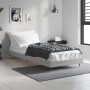 Sonoma gray engineered wood bed frame 75x190 cm by vidaXL, Beds and slatted bases - Ref: Foro24-832211, Price: 82,35 €, Disco...