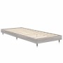 Sonoma gray engineered wood bed frame 75x190 cm by vidaXL, Beds and slatted bases - Ref: Foro24-832211, Price: 82,35 €, Disco...