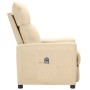 Cream Fabric Electric Recliner by vidaXL, Armchairs - Ref: Foro24-3098886, Price: 201,99 €, Discount: %