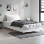 White plywood bed frame 100x200 cm by vidaXL, Beds and slatted bases - Ref: Foro24-832157, Price: 95,47 €, Discount: %