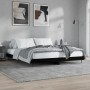 Estructura de cama madera de ingeniería negra 180x200 cm de vidaXL, Camas y somieres - Ref: Foro24-832222, Precio: 145,35 €, ...