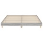 Estructura de cama madera contrachapada gris Sonoma 150x200 cm de vidaXL, Camas y somieres - Ref: Foro24-832035, Precio: 118,...