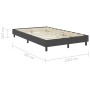 Boxspring-Bettgestell aus grauem Stoff, 120 x 200 cm von vidaXL, Betten und Lattenroste - Ref: Foro24-287455, Preis: 122,99 €...