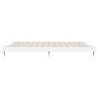 Estructura de cama madera de ingeniería blanco brillo 180x200cm de vidaXL, Camas y somieres - Ref: Foro24-832231, Precio: 124...