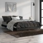 Estructura de cama madera de ingeniería negra 135x190 cm de vidaXL, Camas y somieres - Ref: Foro24-832182, Precio: 130,86 €, ...