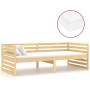 Sofá cama con colchón madera de pino maciza 90x200 cm de vidaXL, Camas y somieres - Ref: Foro24-3083634, Precio: 277,91 €, De...