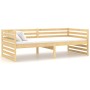 Sofá cama con colchón madera de pino maciza 90x200 cm de vidaXL, Camas y somieres - Ref: Foro24-3083634, Precio: 277,91 €, De...