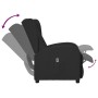 Sillón orejero reclinable de cuero sintético negro de vidaXL, Sillones - Ref: Foro24-3098949, Precio: 237,17 €, Descuento: %