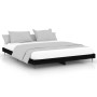 Estructura de cama madera de ingeniería negra 150x200 cm de vidaXL, Camas y somieres - Ref: Foro24-832238, Precio: 135,80 €, ...