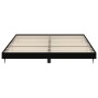 Estructura de cama madera de ingeniería negra 150x200 cm de vidaXL, Camas y somieres - Ref: Foro24-832238, Precio: 135,80 €, ...