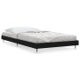 Estructura de cama madera de ingeniería negra 90x190 cm de vidaXL, Camas y somieres - Ref: Foro24-832198, Precio: 83,27 €, De...