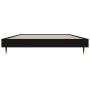 Estructura de cama madera de ingeniería negra 90x190 cm de vidaXL, Camas y somieres - Ref: Foro24-832198, Precio: 83,27 €, De...