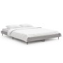 Estructura de cama madera de ingeniería gris Sonoma 135x190 cm de vidaXL, Camas y somieres - Ref: Foro24-832291, Precio: 115,...