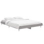 Estructura de cama madera de ingeniería gris Sonoma 135x190 cm de vidaXL, Camas y somieres - Ref: Foro24-832291, Precio: 115,...