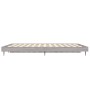 Estructura de cama madera de ingeniería gris Sonoma 135x190 cm de vidaXL, Camas y somieres - Ref: Foro24-832291, Precio: 115,...