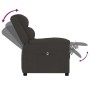 Sillón reclinable eléctrico de terciopelo gris oscuro de vidaXL, Sillones - Ref: Foro24-3099002, Precio: 287,52 €, Descuento: %