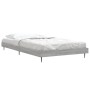 Estructura de cama madera de ingeniería gris Sonoma 100x200 cm de vidaXL, Camas y somieres - Ref: Foro24-832267, Precio: 81,9...