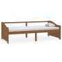 Sofá cama 3 plazas madera maciza de pino marrón miel 90x200 cm de vidaXL, Camas y somieres - Ref: Foro24-322166, Precio: 81,9...