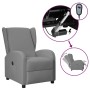 Sillón orejero eléctrico reclinable cuero sintético gris de vidaXL, Sillones - Ref: Foro24-3098952, Precio: 213,32 €, Descuen...