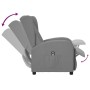 Sillón orejero eléctrico reclinable cuero sintético gris de vidaXL, Sillones - Ref: Foro24-3098952, Precio: 213,32 €, Descuen...