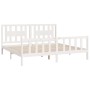 White pine wood bed frame with headboard 200x200cm by vidaXL, Beds and slatted bases - Ref: Foro24-3188187, Price: 152,81 €, ...