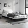 Estructura de cama madera de ingeniería negra 90x200 cm de vidaXL, Camas y somieres - Ref: Foro24-832270, Precio: 79,99 €, De...