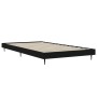 Estructura de cama madera de ingeniería negra 90x200 cm de vidaXL, Camas y somieres - Ref: Foro24-832270, Precio: 79,99 €, De...