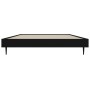 Estructura de cama madera de ingeniería negra 90x200 cm de vidaXL, Camas y somieres - Ref: Foro24-832270, Precio: 79,99 €, De...