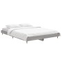 Estructura de cama madera de ingeniería gris Sonoma 140x190 cm de vidaXL, Camas y somieres - Ref: Foro24-832179, Precio: 132,...