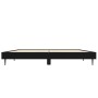 Estructura de cama madera de ingeniería negra 140x190 cm de vidaXL, Camas y somieres - Ref: Foro24-832278, Precio: 116,46 €, ...