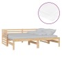 Sofá cama extraíble madera maciza de pino 2x(90x200) cm de vidaXL, Camas y somieres - Ref: Foro24-3083669, Precio: 362,23 €, ...