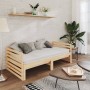 Removable sofa bed solid pine wood 2x(90x200) cm by vidaXL, Beds and slatted bases - Ref: Foro24-3083669, Price: 362,23 €, Di...