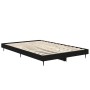 Estructura de cama madera de ingeniería negra 120x190 cm de vidaXL, Camas y somieres - Ref: Foro24-832294, Precio: 112,83 €, ...