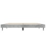 Estructura de cama madera de ingeniería gris hormigón 120x190cm de vidaXL, Camas y somieres - Ref: Foro24-832297, Precio: 108...