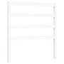 White solid wood bed frame with headboard 90x190 cm by vidaXL, Beds and slatted bases - Ref: Foro24-3191872, Price: 96,26 €, ...