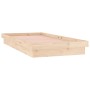 Estructura de cama con LED madera maciza 100x200 cm de vidaXL, Camas y somieres - Ref: Foro24-832703, Precio: 175,64 €, Descu...