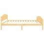 Solid pine wood bed frame 160x200 cm by vidaXL, Beds and slatted bases - Ref: Foro24-322030, Price: 118,99 €, Discount: %