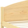 Solid pine wood bed frame 160x200 cm by vidaXL, Beds and slatted bases - Ref: Foro24-322030, Price: 118,99 €, Discount: %