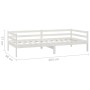 Sofa bed with drawers in solid white pine wood 90x200 cm by vidaXL, Beds and slatted bases - Ref: Foro24-3083675, Price: 156,...