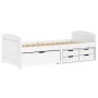 Sofa bed with 5 drawers solid white pine wood IRUN 90x200cm by vidaXL, Beds and slatted bases - Ref: Foro24-3185212, Price: 3...