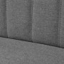 Sofá de tela gris claro 117x55,5x77 cm