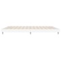 White engineered wood bed frame 200x200 cm by vidaXL, Beds and slatted bases - Ref: Foro24-832109, Price: 131,14 €, Discount: %