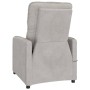 Electric Recliner Light Gray Microfiber Fabric by vidaXL, Armchairs - Ref: Foro24-3143303, Price: 223,99 €, Discount: %